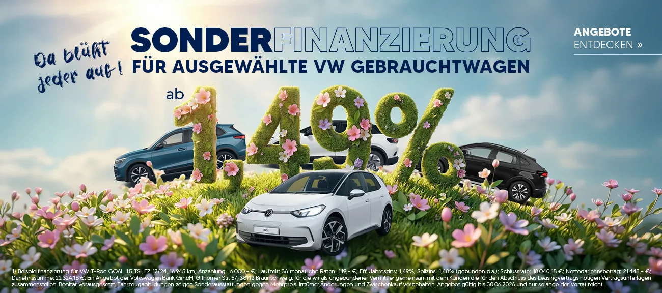 VW GW Zins ab 1,49%