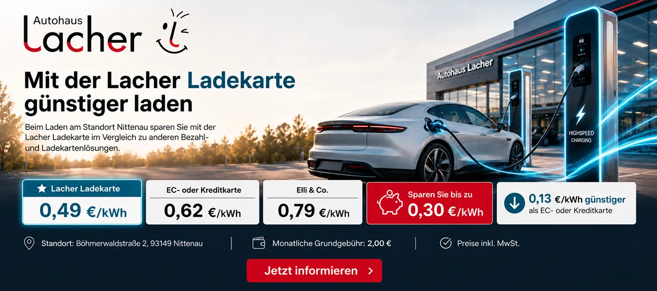 guenstig laden mit lacher ladekarte