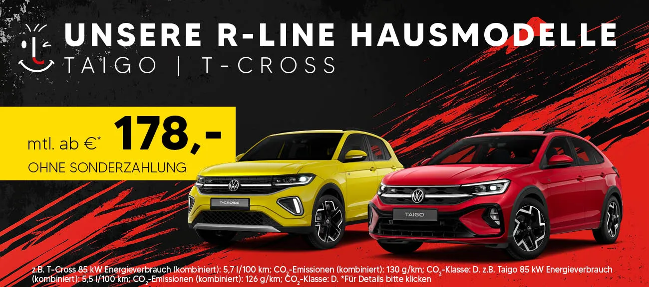 Slider Hausmodelle T-Cross/Taigo R-Line