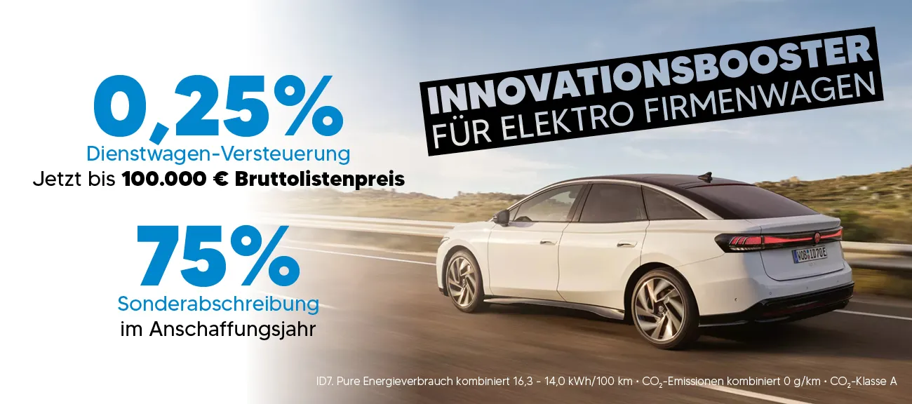 Gewerbe Innovationsbooster E-Fahrzeuge