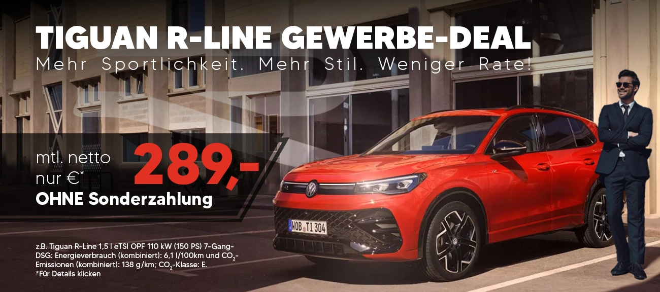 VW Tiguan R-Line Gewerbe
